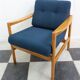 Walter knoll relax armchair 1960s in blue fabric