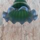 Art deco wall lamp in brass and glass