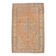 7x9 Vintage Salmon Orange & Beige Living Room Persian Vintage Rug,168x257cm