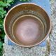 Large solid brass lion cache pot Art Nouveau