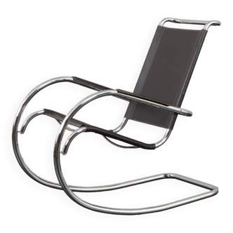 Bauhaus style rocking chair by Fasem, Italy 1970s