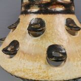 A stunning ceramic hanging lamp with exquisite details. Denmark 1970s