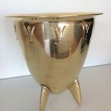 Brass /vintage tripod champagne bucket