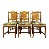 série de 6 chaises style Louis XV