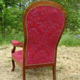 Restored Voltaire armchair