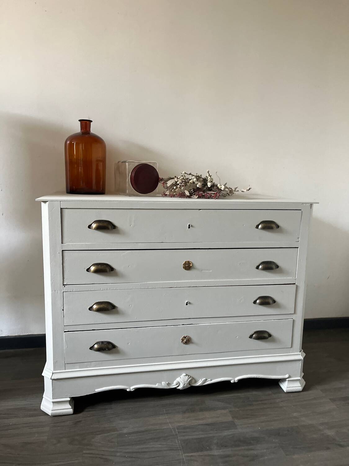 Commode ancienne lin