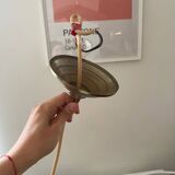 Opaline ball pendant light vintage 50s/70s