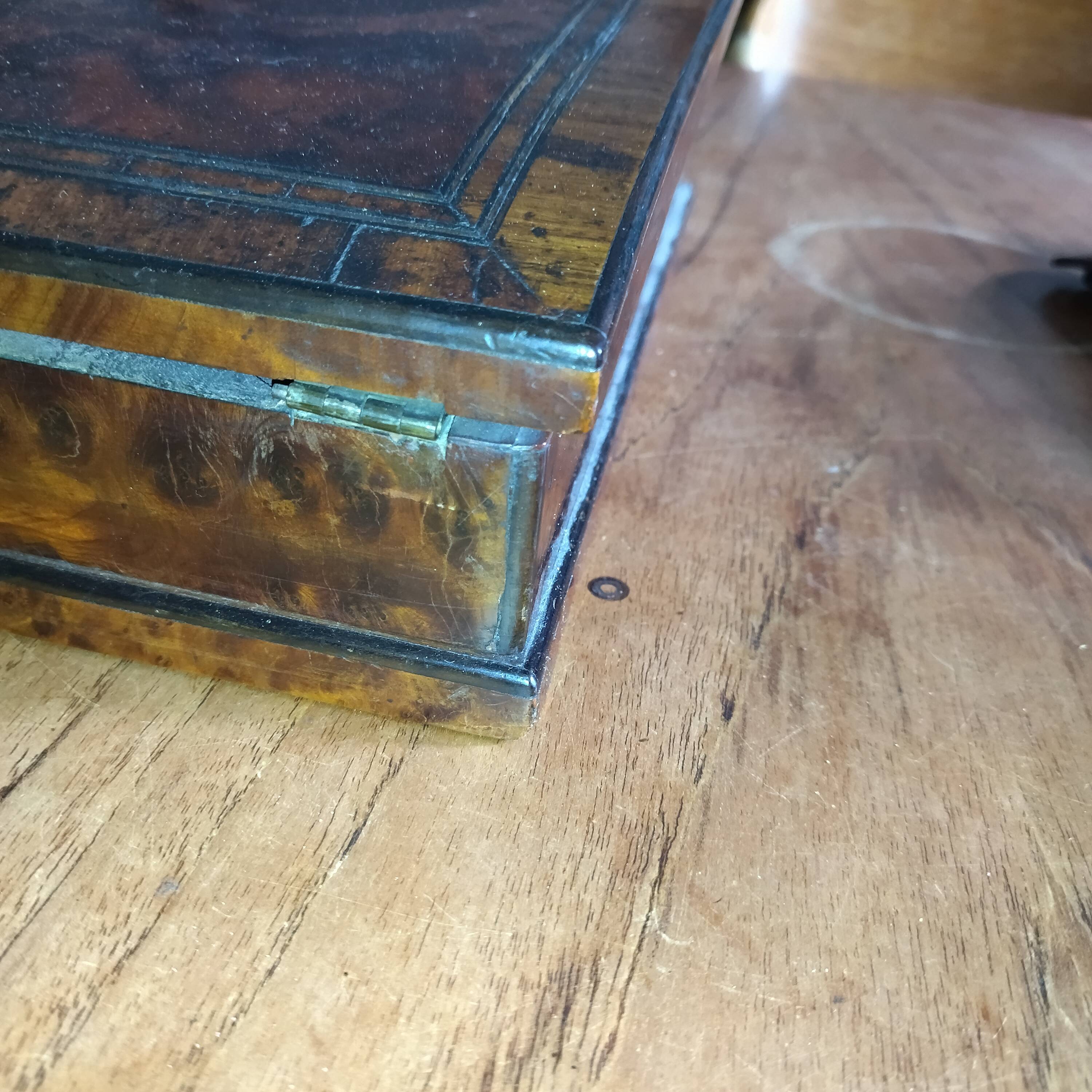 Ecritoire Napoléon III marqueterie Boulle XIXe siècle