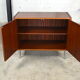 Meuble bas Jeff design vintage en acajou 1960