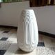 Large porcelain floor vase with relief by H&C Heinrich, West-Germany 1960s