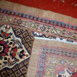 Handmade antique Persian camel hair runner 4' x 15.2' (122cm x 463cm) 1880s - 1B556