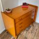 Vintage compass feet commode