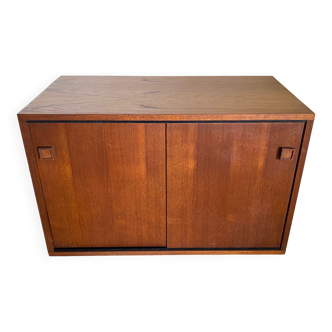 Storage cabinet module 1 in Scandinavian teak 60s