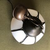 Vintage double lotus pendant light