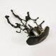 Brutalist cast iron candlestick, Belgium, 1960s.