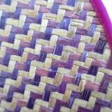 Foldable woven straw hat