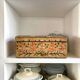 Painted wooden wedding box, early 20th century