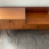 Console, Scandinavian teak sideboard, 1960s