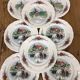 8 dessert plates Obernai Sarreguemines France