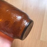 Retro vintage Henkel orange vase