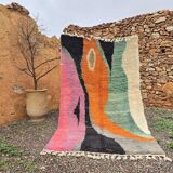 Beni Ouraine handwoven rug, traditional style, size 150 x 250 cm