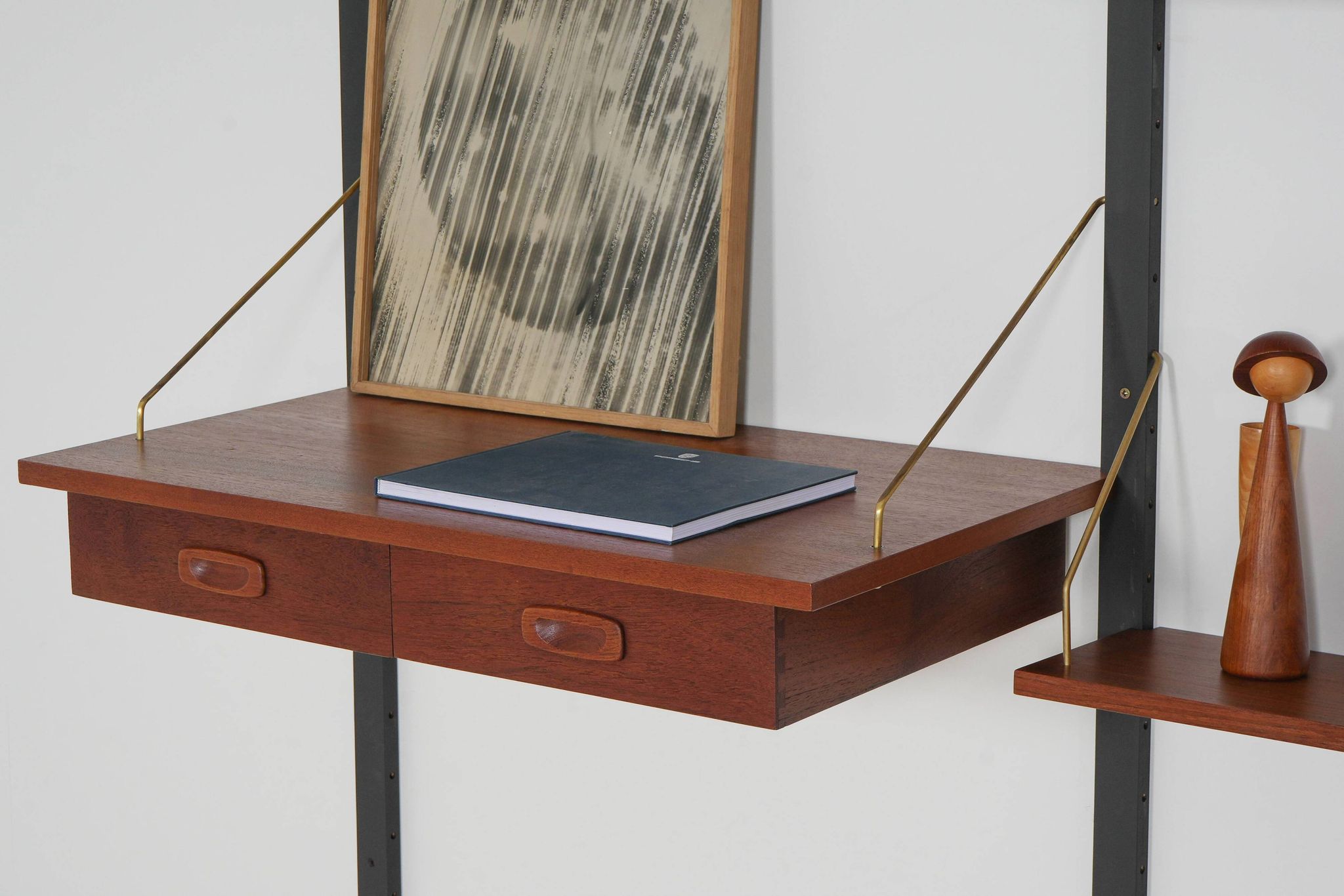 PS System Modular Shelving – Teak Veneer, Danish Design, 1970s