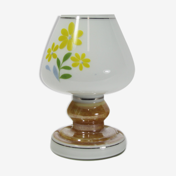 Glass table lamp, Vitropol, 70's