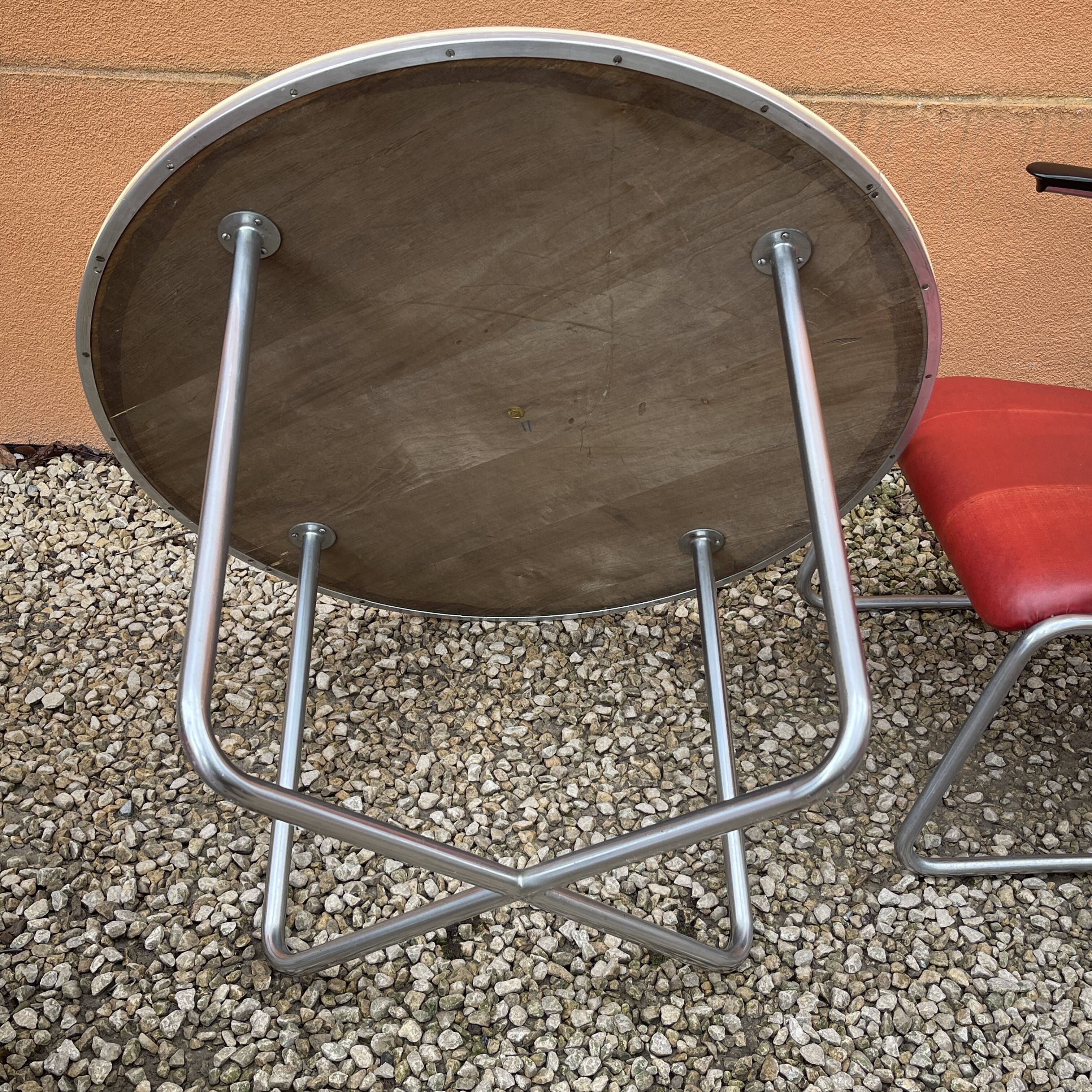 WILLEM HENDRIK GISPEN, set of 3 chairs 413 cantilever Art Deco Bauhaus