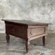 Petit écritoire table basse ancienne indonésienne en teck H33 40,5x55