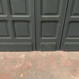 Cupboard front in patinated beech Doors 20th century