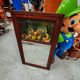 Antique trumeau mirror