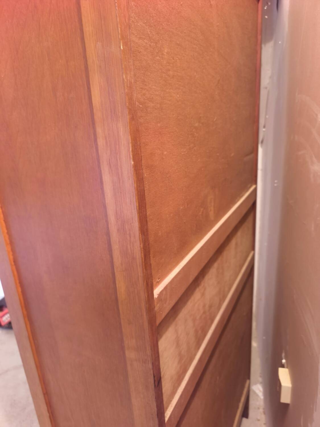 Antique wooden display cabinet – vintage spirit / 1950s