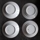 1 set of 4 Limoges ceramic plates from the 1950s