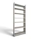 Grande étagère bibliothèque en bois peint blanc