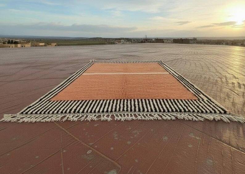 Handmade pure wool rug for your space size 2/3 m.