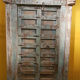Door sculpted Indian Rajasthan old patina original old teak 145 x 15 x 250