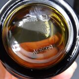 Set of 6 smoked glasses of the brand vereco - around 1970