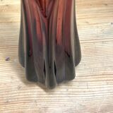 Soliflore vase in amethyst blown glass
