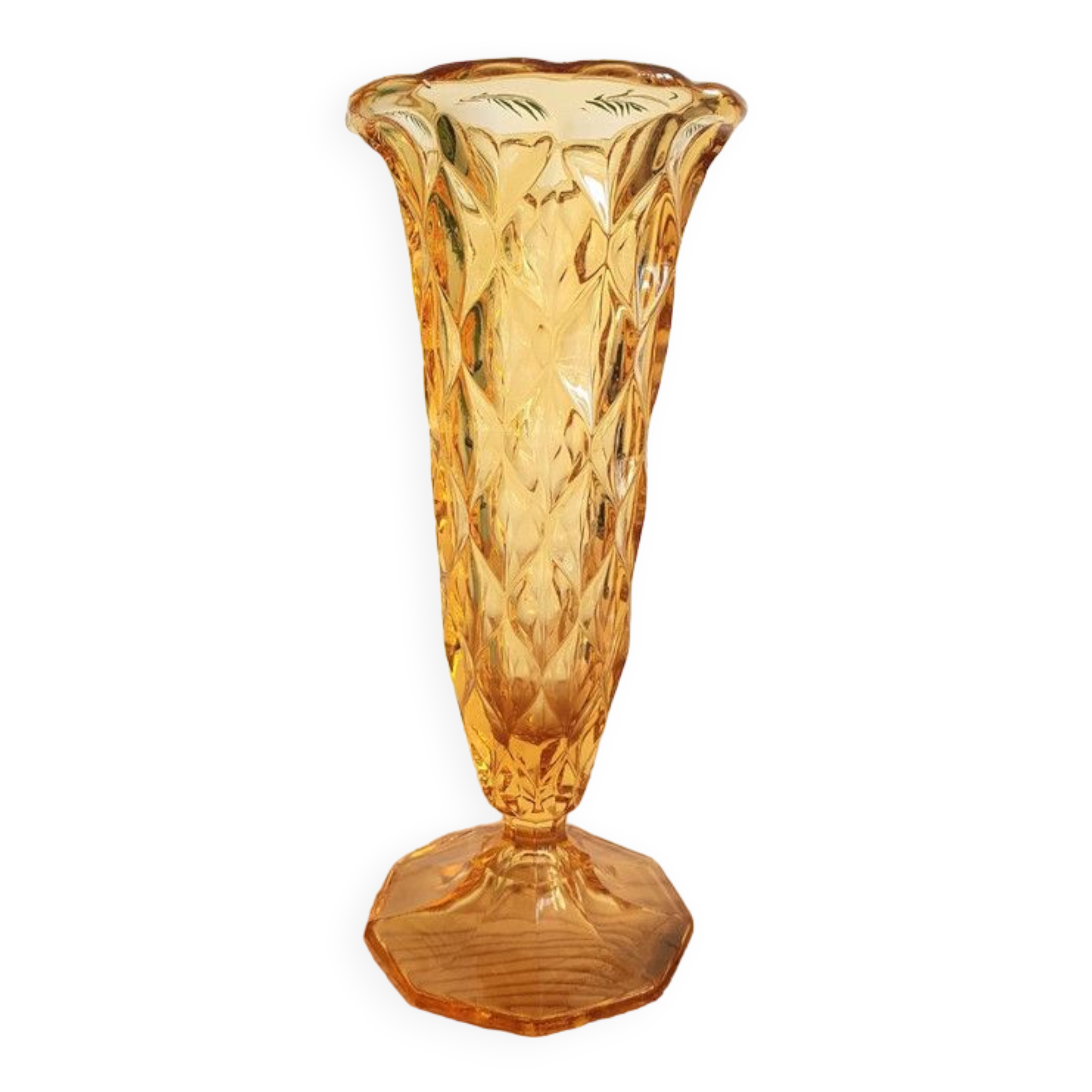 Vintage crystal vase