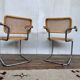 Pair of armchairs Marcel Breuer b32 S64 cessa made in italy vintage