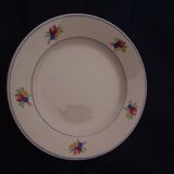 Assiette en faïence de Gien modèle Nice diam 22,5 cm