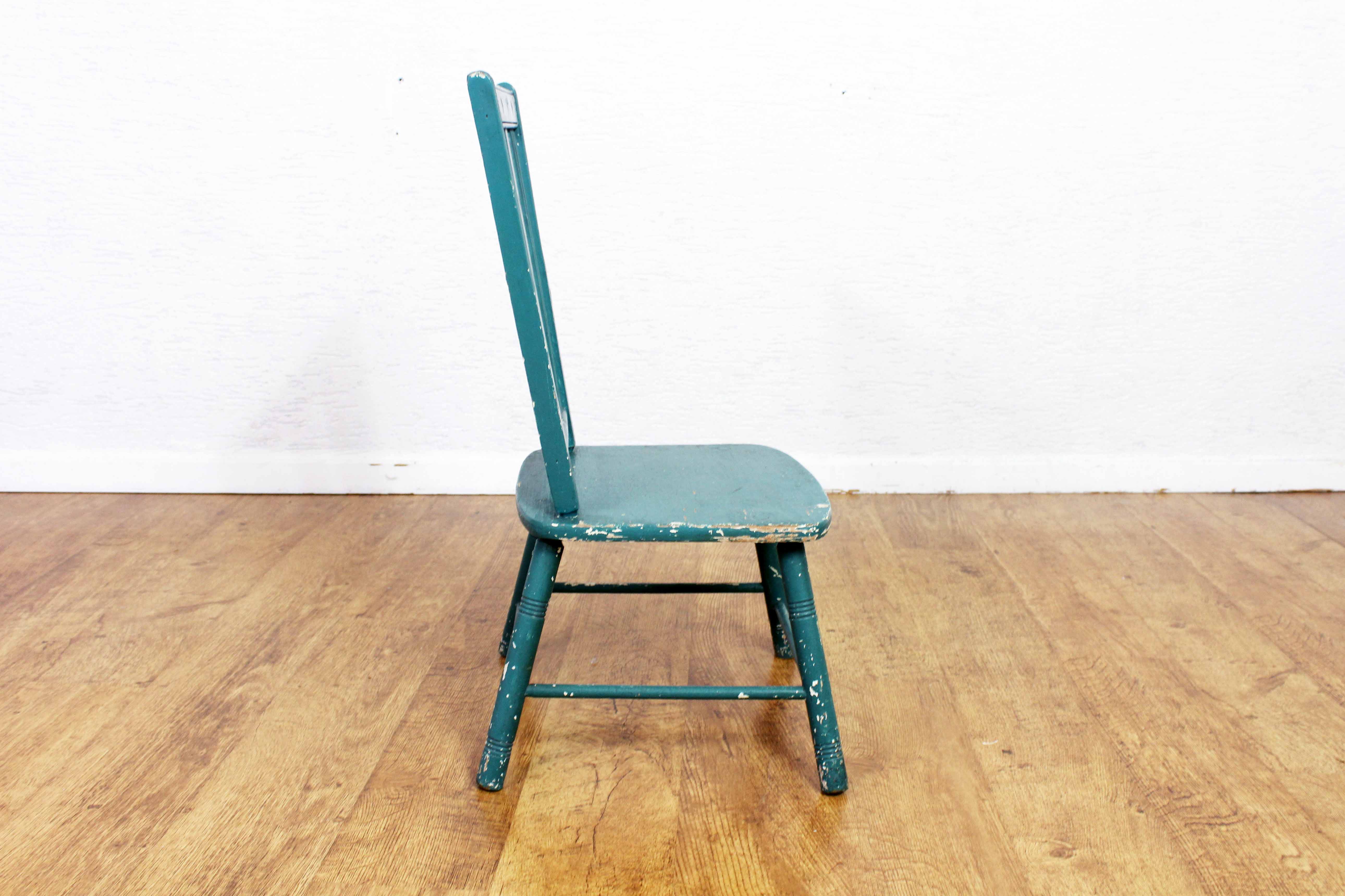Wooden 50s children's chair