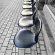 Set of 6 Hammer chairs in black leather, by Arne Jacobsen for Frits Hansen