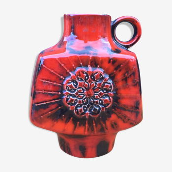 German vase of brick red color
