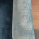 Canapé velours bleu 1940-1950