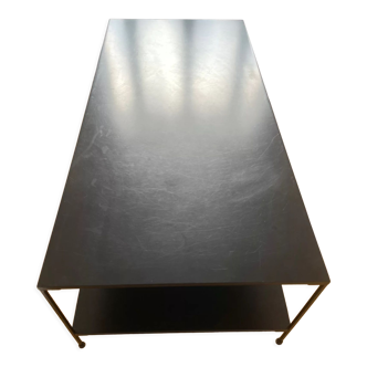 Industrial metal coffee table