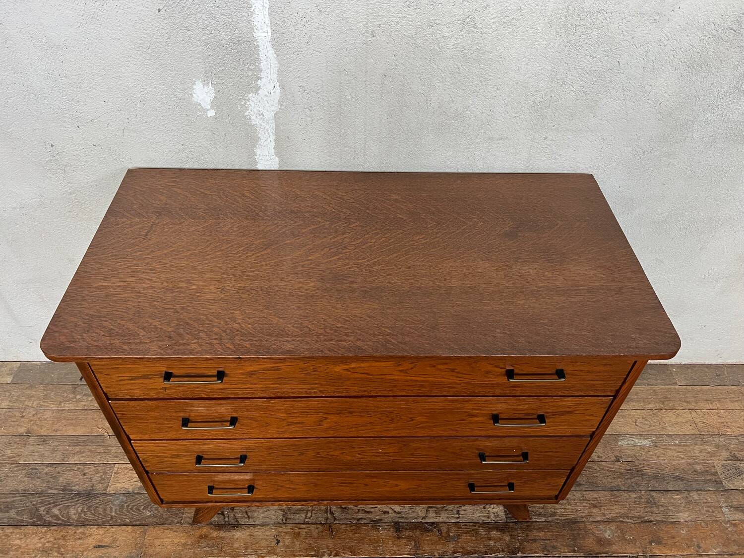 Commode vintage pieds compas 1950