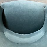 Fauteuil crapaud en velours