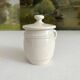Antique ironstone mustard pot KG Lunéville