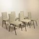 Set of 6 "Robert" chairs by Pierre Guariche for Meurop, 1961